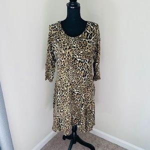 Joan Vass Cheetah Print Dress